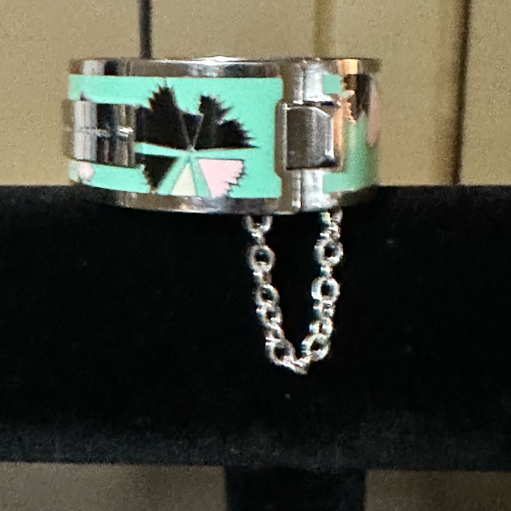 Marc by Marc Jacobs Green and Silver Bangle - Picture 2 of 3